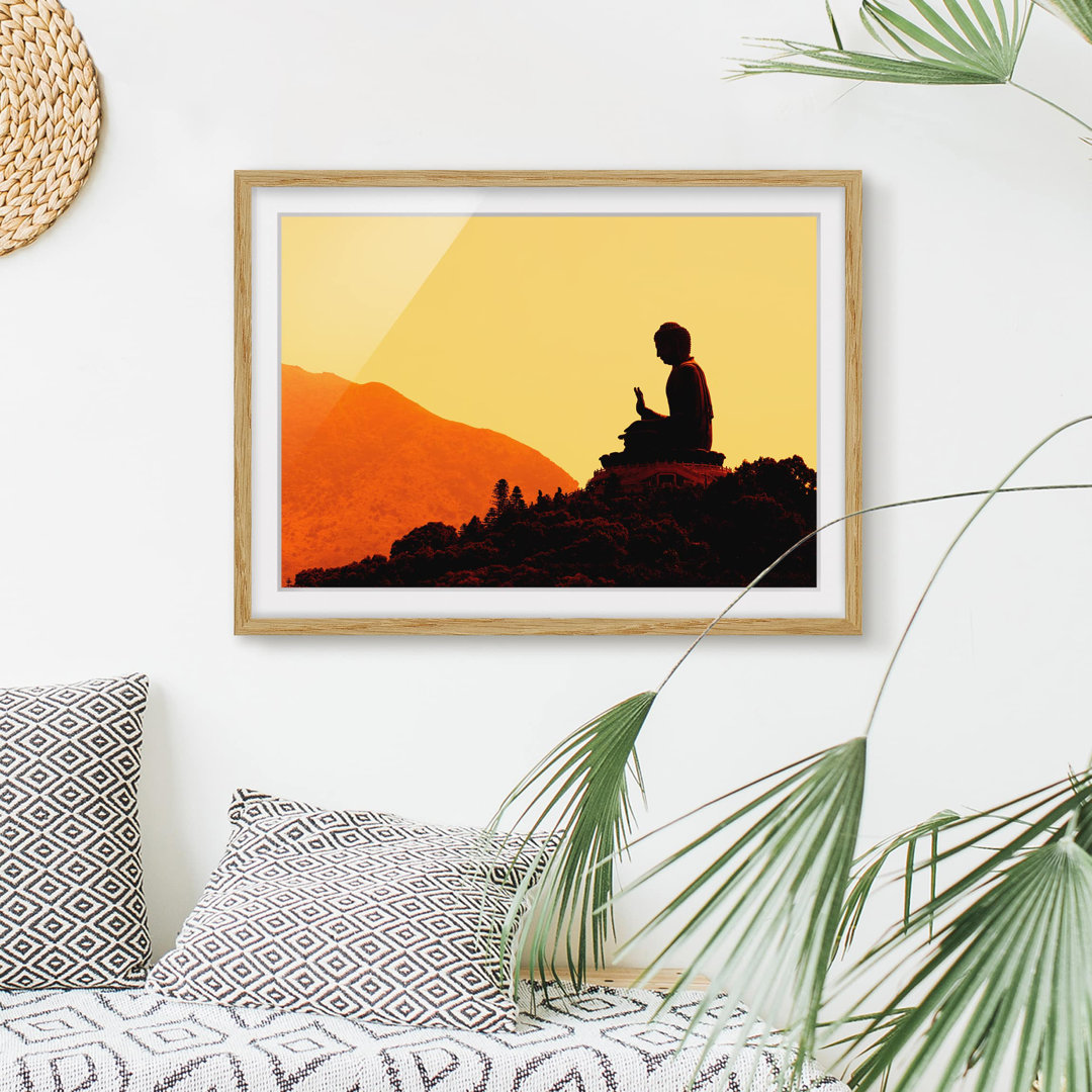 Gerahmtes Poster Resting Buddha