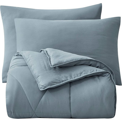 Washed Microfiber Bedding Comforter