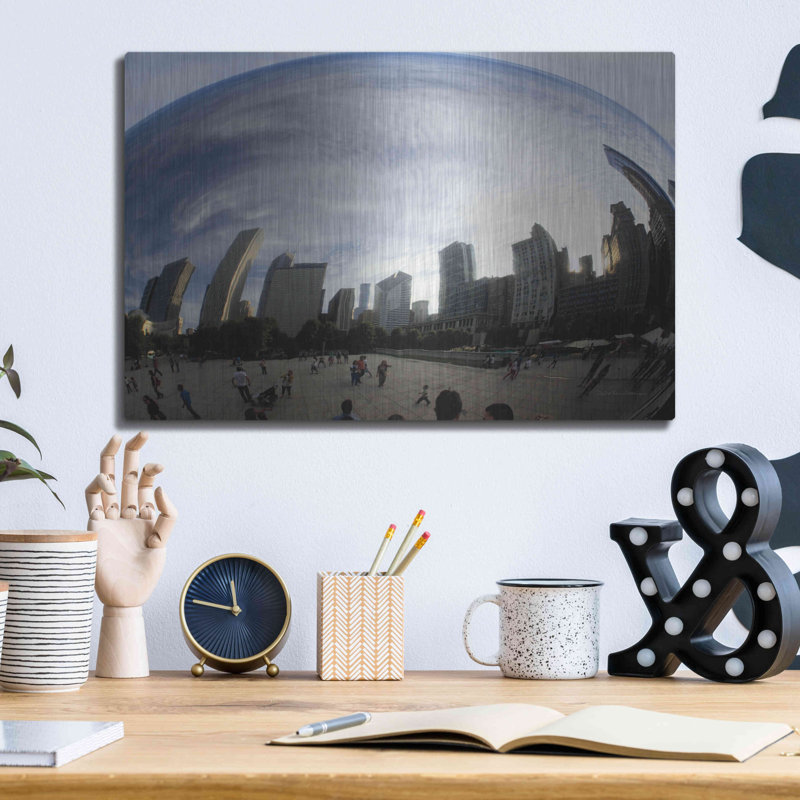 «The Bean Chicago» par Debra Van Swearingen, H 12 po x l 16 po