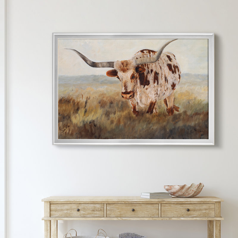 As As Goes par Ipremium - Reproduction d'art sur toile encadrée, H 18,5 po x l 24,5 po x P 1,5 po, Argent