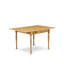 L'ensemble de table de salle à manger 3 pièces contient une table de cuisine rectangulaire avec Dropleaf et 2 chaises rembourrées en lin brun clair, 36 x 54 pouces, chêne-1370754041-1370754045-1370754044