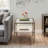 22" Azamara Real Hide Accent Table