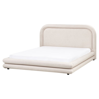 Bed Faux Linen LAVARDENS 200 cm