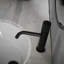Robinet de salle de bain classique noir - Robinet de lavabo à poignée simple avec mélangeur d'évier en laiton massif et céramique