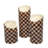 Courtly Check Flicker 3 AA Pillar Candle-86481025-114791260