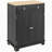 Sideboard with Solid Wood Countertop, Drawers, Doors and Adjustable Shelf for Kitchen Coffee Bar Storage