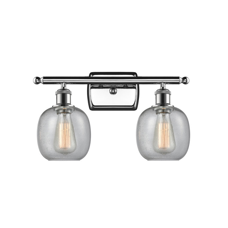 Éclairage pour meuble-lavabo à intensité variable Carlucci, Chrome poli, Transparent
