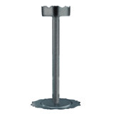 Dolce Vita Pewter Stainless Steel Bucket Stand