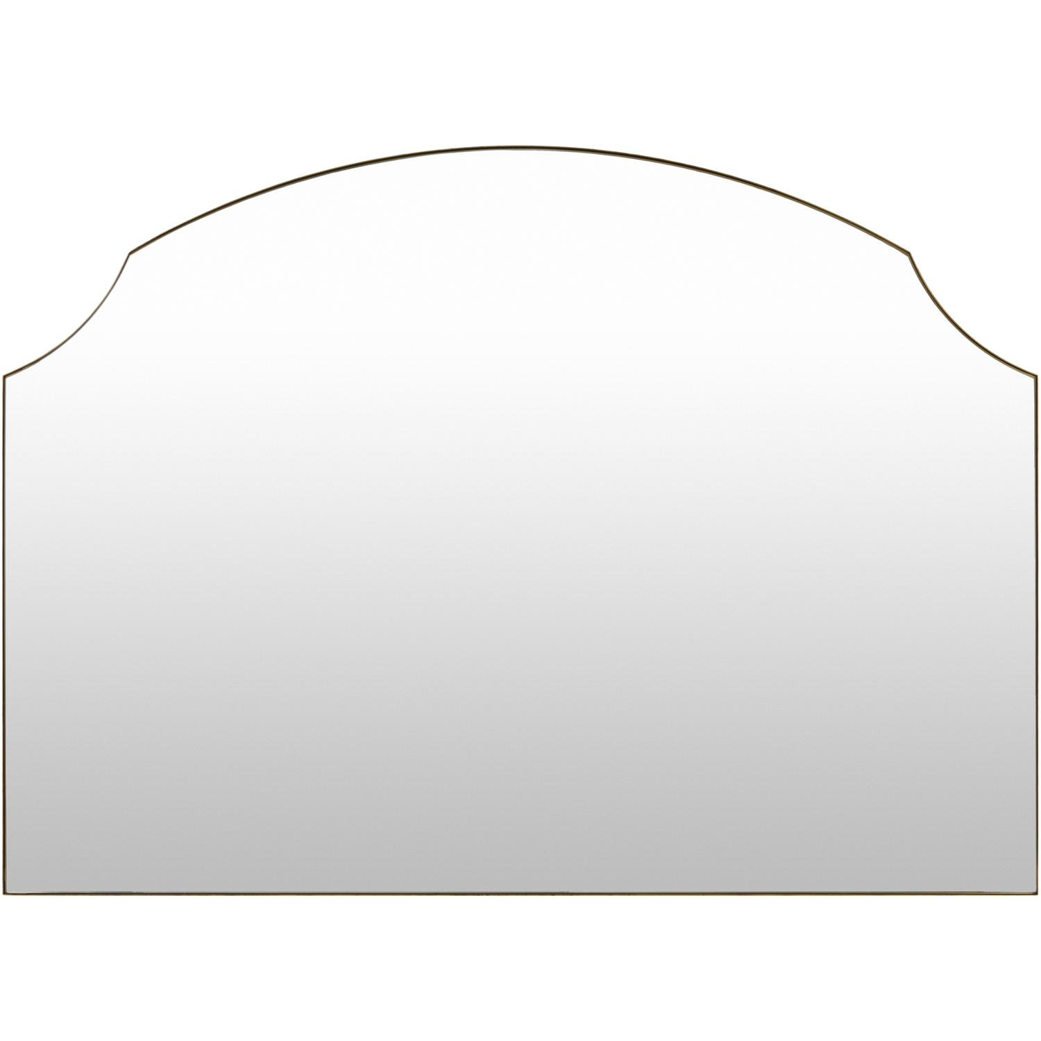 52" Accent Mirror, Gold, 38" x 52"