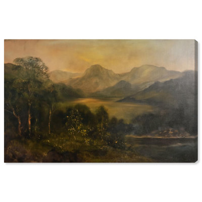 Highland Hues Canvas Classic Landscape by 