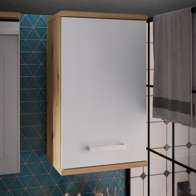 Catilin Plywood / Laminate Board Wall Mounted Required Bathroom Cabinet
