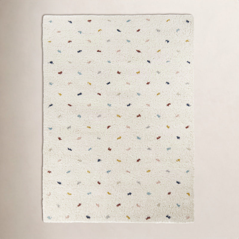 Tapis à poils longs Mayon, Rectangle 5 pi 3 po x 7 pi