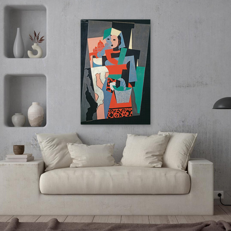 L’Italienne - Musée d'art abstrait, H 36 po x l 24 po