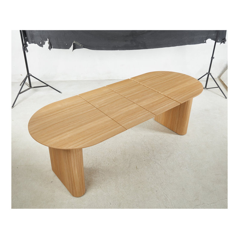 Table extensible, table à manger, table de bureau, table basse, panneau de fibres à densité moyenne, Chêne