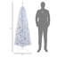 Arbre de Noël au crayon 6 pi, sapin de Noël artificiel non éclairé avec branches réalistes, arbre d'Halloween avec 618 pointes-1992915492-1992915493