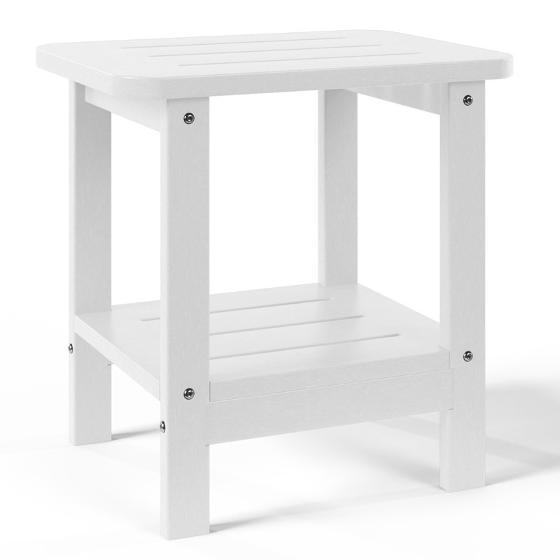 Table d'appoint Brighton, Blanc