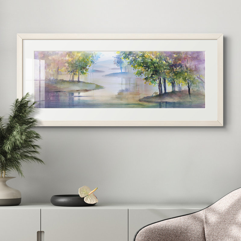 " Meandering Lake II " Painting Print