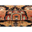 High-Quality Hand-Knotted Red And Blue Area Rug-1549640801