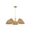 Lustre 3 lumières en laiton vieilli Mitzi Katniss-114604629-114604627