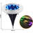 Solar Ground Lights LED Garden Disk Lights Waterproof In-Ground Colorful