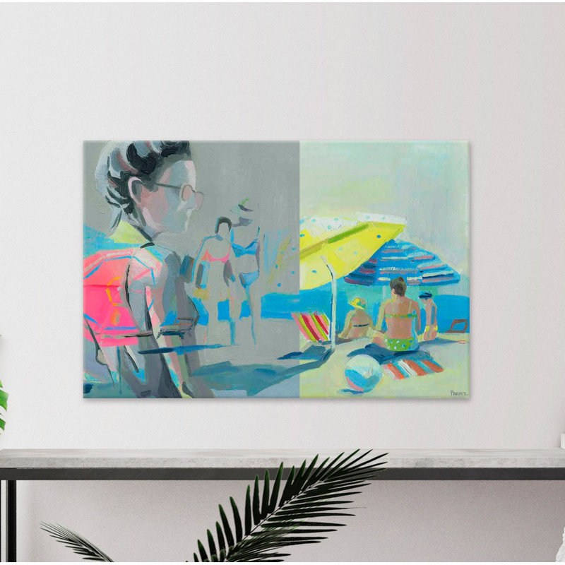 Parvez Taj - Wrapped Canvas Painting, 101cm H x 152cm W
