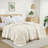 Goose Feather Fiber & Down Blanket, All-Season Bedding Comforter with Satin Trim - Soft Breathable Shell - Perfect for Layering - Machine Washable-102305816-102305820