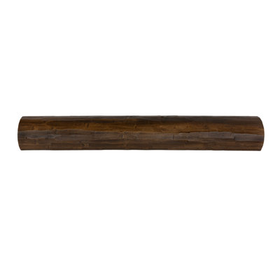Heritage Timber Adobe Peeled Faux Wood Log Beam, Round, 10"W x 7 1/2"H x 144"L, Kona Brown Finish
