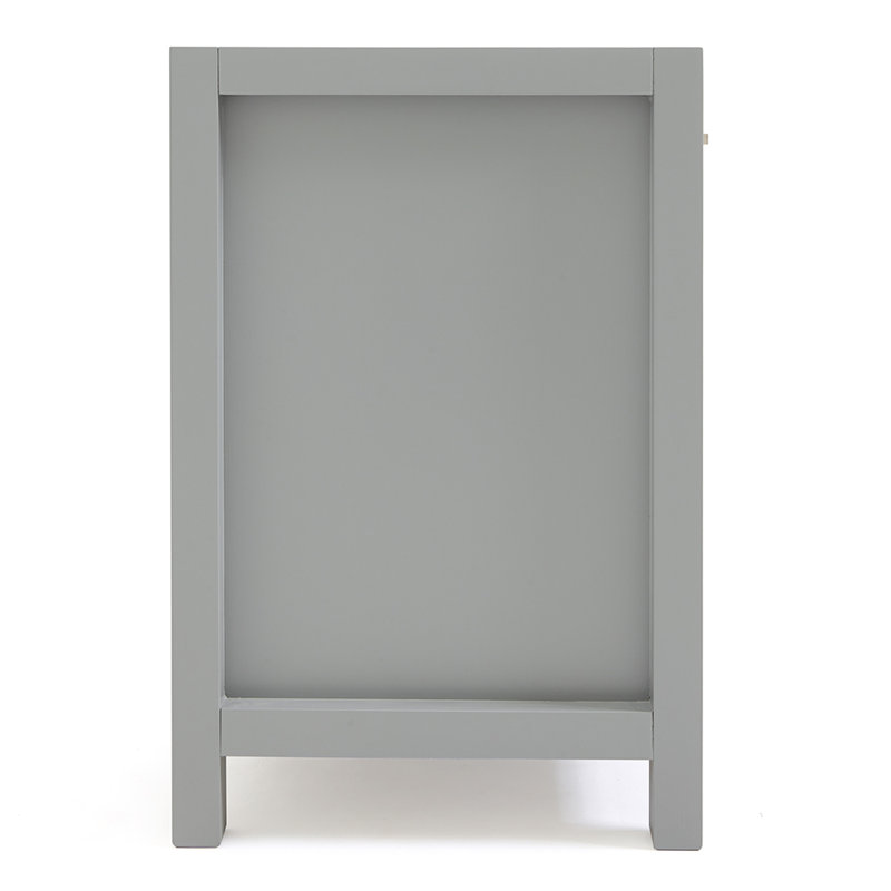 Bayhill 54'' W Single Bathroom Vanity Base, Gray