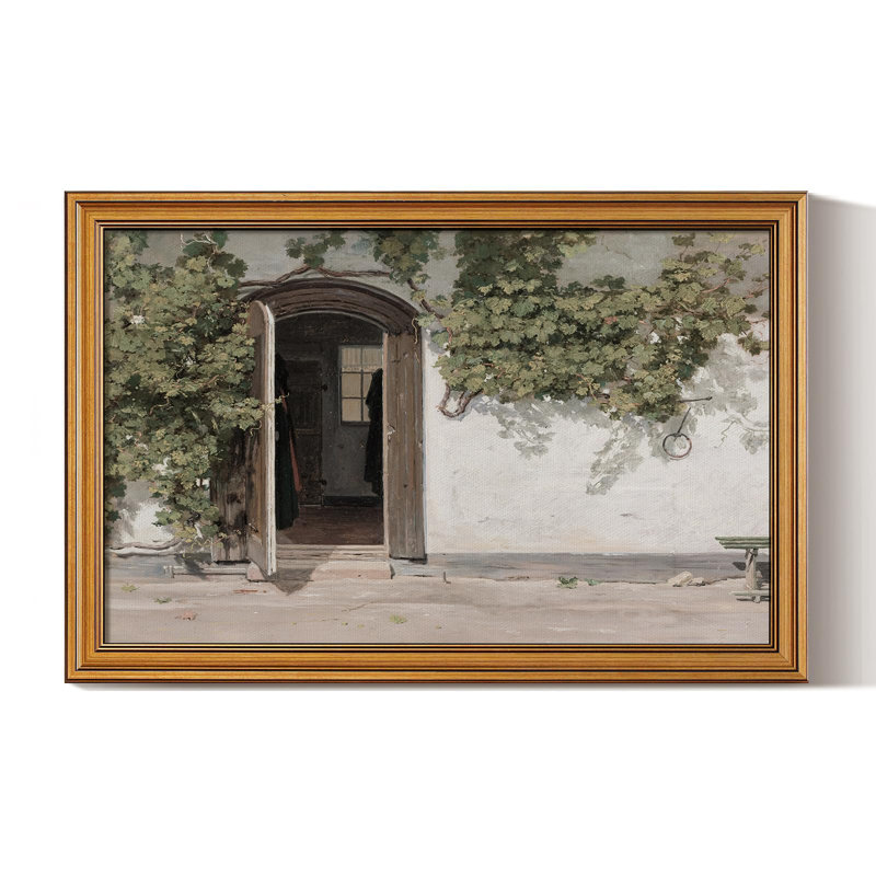 Vintage Vineman Gold Framed Wall Art