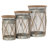 3 Piece Tabletop Latern Set