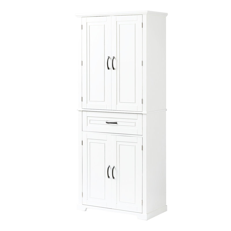 Rangement de salle de bain: Gardez votre armoire organisée et bien rangée avec un accès facile, Blanc