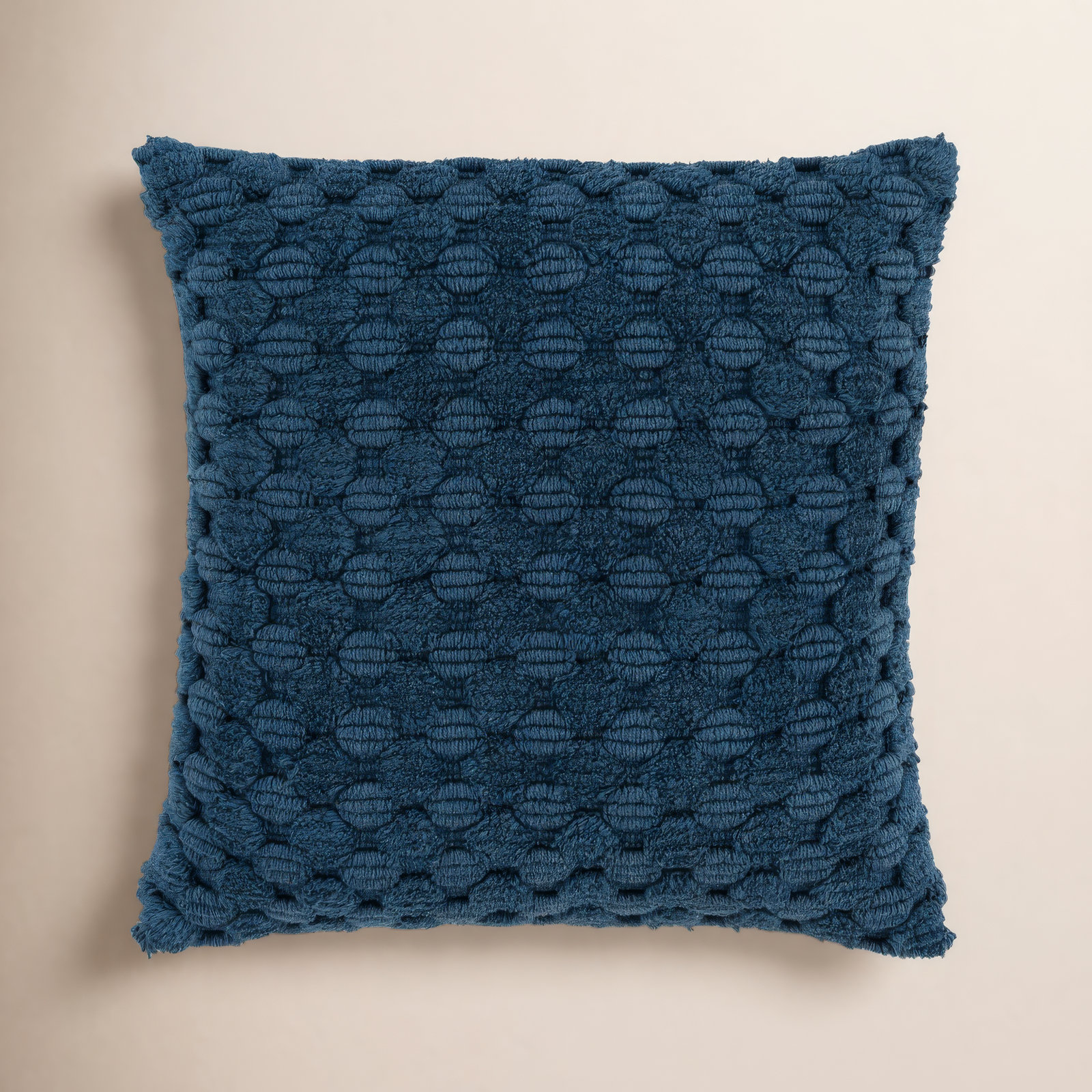 Roya Cotton Throw Pillow, Teal