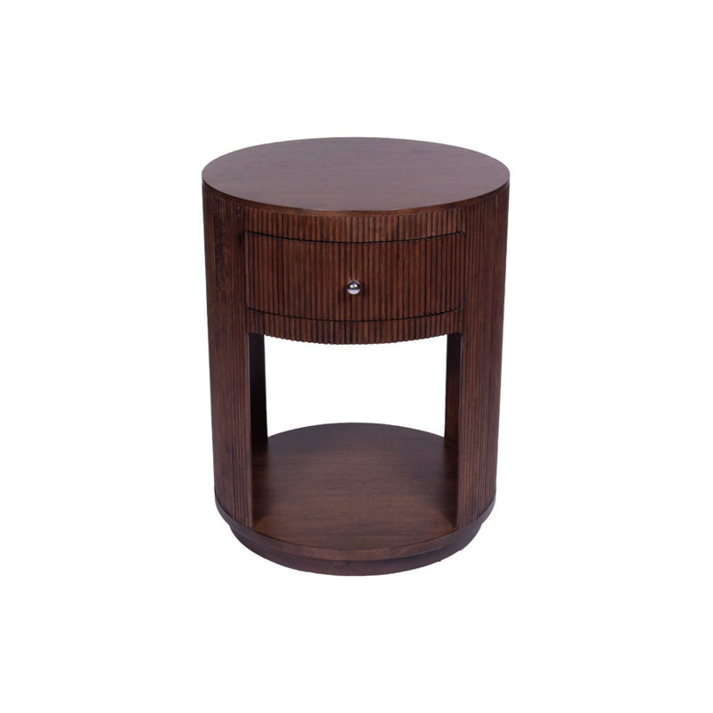 Cleo 1 - Drawer Solid Wood Nightstand