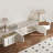 TV Stand and Coffee Table Set with Enclosed Bottom-104470161