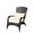 Beige Cushioned Outdoor Chair For Patio. Ample Seat Area, & Water . 250 Lbs Capacity. Assembly Required Chair. Stylish And Functional Patio Seating. Tall , Wide . Pe , Steel, . Weight Limit.-1630340113