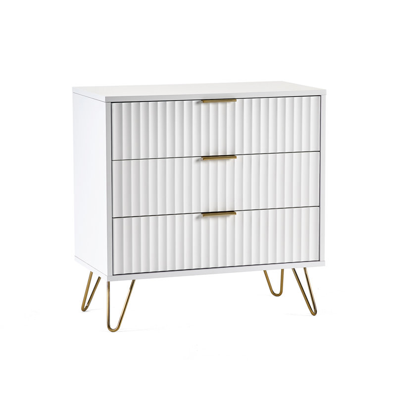 Brayshaw 80cm W 3 - Drawer Chest of Drawers