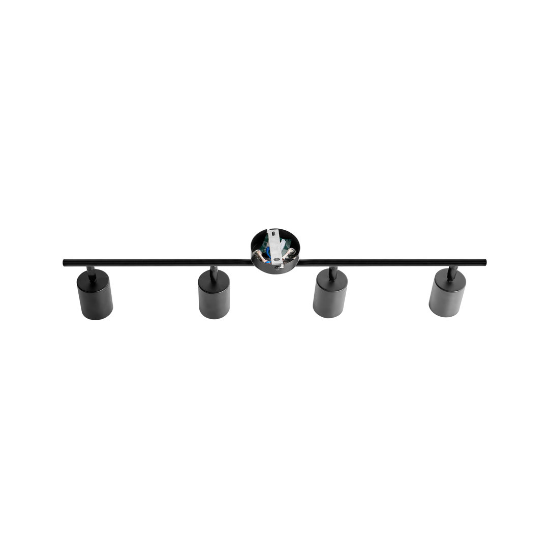 4 Light Spotlight NYANDO Metal Black