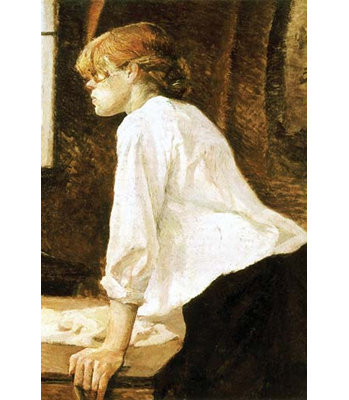 L’imprimé « the laundress » par toulouse-lautrec-imprimé
