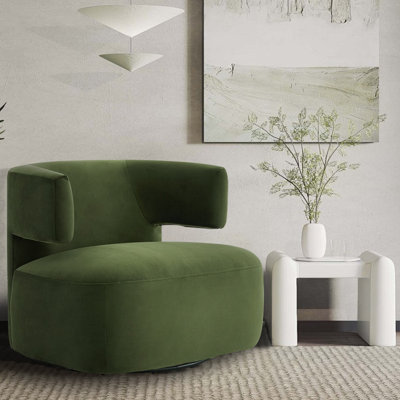 Fauteuil demi-tonneau Bascom