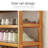 Bamboo Shoe Rack With 6 Tiers For Entryway, Natural Wood Shoe Storage Organizer