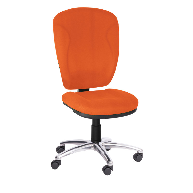 Office Chair, Orange, Adjustable Armrests