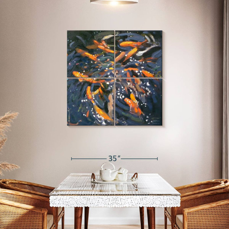Brampt Goldfish I 2010, 38" H x 38" W