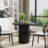 Pedestal Elegant Wood Texture Round Dining Table-483467933-483468001