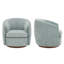 Fauteuil demi-tonneau pivotant l 34,6 po Seraphina-1642299301