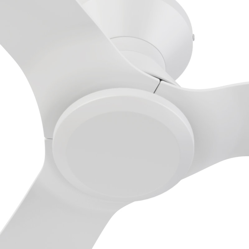 Guria 52'' Flush Mount Ceiling Fan without Light,Ceiling Fan with No Light,Indoor Ceiling Fan with Remote, 10-Speed, Reversible Airflow Silent DC Motor