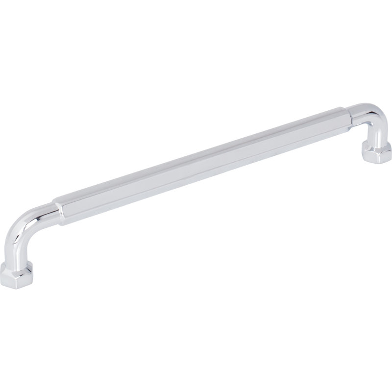 Dustin Bar Pull, Polished Chrome, 7 9/16" Center To Center