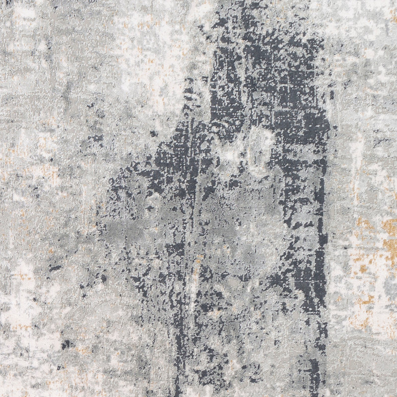 Anwen Viscose Abstract Indoor Rug, Rectangle 7'10" x 10'3"