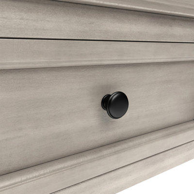 Rectangular Entryway Console Table - Gray Wash And Drawer Function Solid Wood With Shelf Home Furnishing