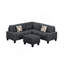Canapé modulaire 6 pièces rembourré-608781460
