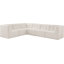 Canapé modulaire réversible en velours Hétal-87385007